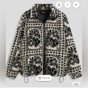 Cider Countryside Oversized Thermal Retention Fleece Jacket  1XL NWOT